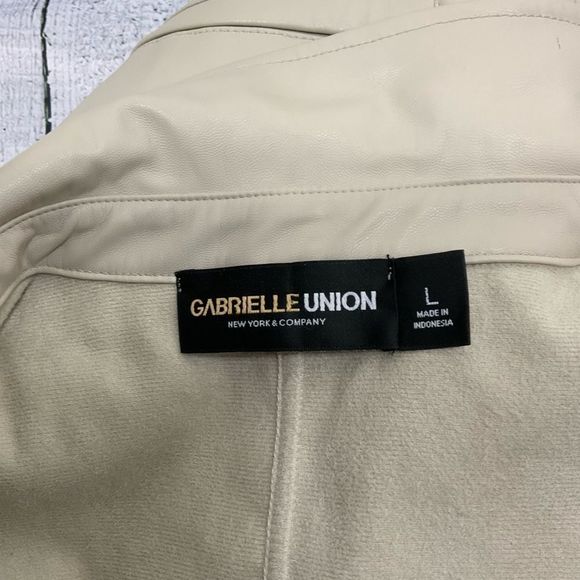 GABRIELLE UNION faux leather dress - Picture 7 of 8